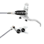 Hope Tech 4 EVO TR4 - Silver/Black - Braided - No Rotor