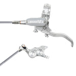 Hope Tech 4 EVO TR4 - Silver/Silver - Braided - No Rotor