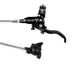 Hope Tech 4 EVO X2 Flatmount - Black/Black - Braided - No Rotor