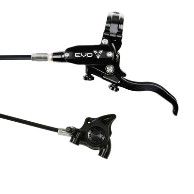 Hope Tech 4 EVO X2 Flatmount - Black/Black - No Rotor