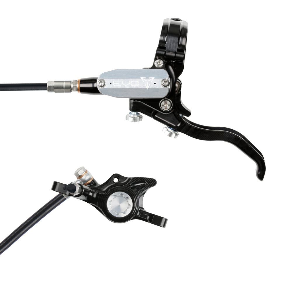 Hope Tech 4 EVO X2 - Black/Silver - No Rotor