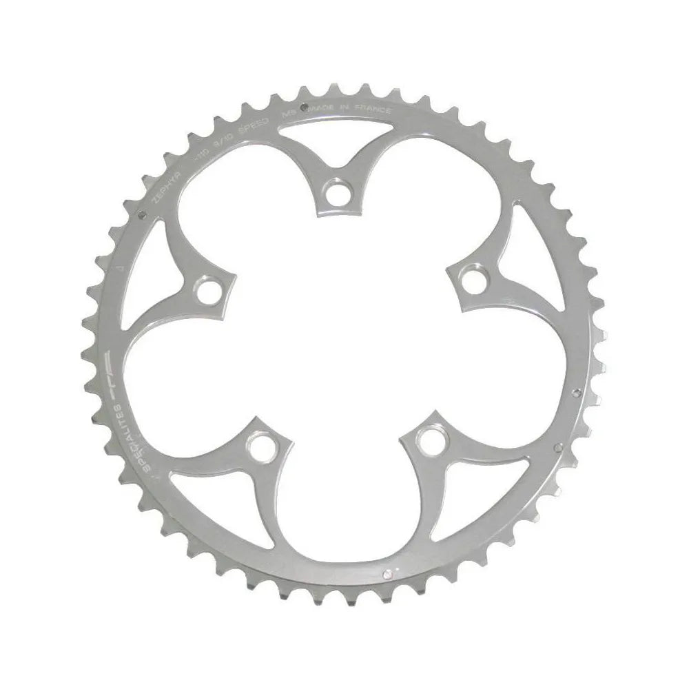 TA Chainrings Zephyr 110PCD 9/10x 5-Arm Chainring in Silver