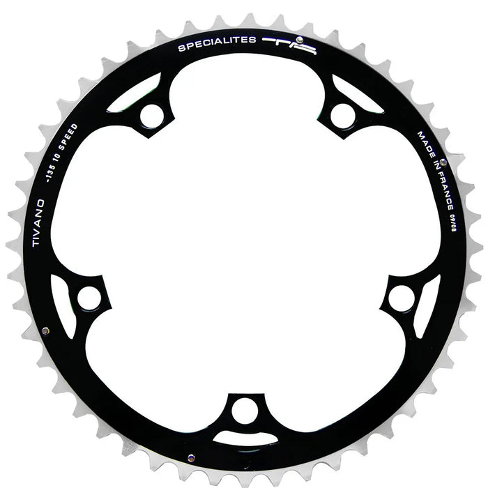 TA Chainrings 135pcd Tivano 10x Campagnolo Outer Chainring in Black