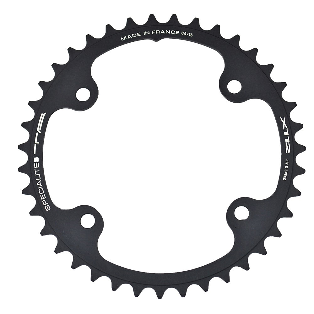 TA 112/145pcd 4-Arm Campagnolo Chainrings in Anthracite