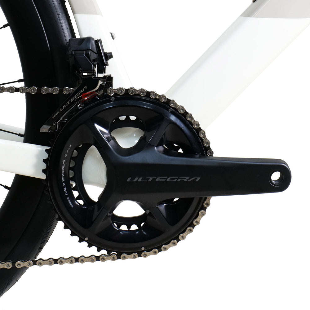 Cinelli Aeroscoop Ultegra Di2 Road Bike In Coral White