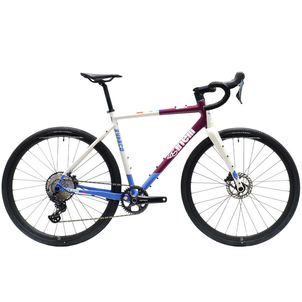 Cinelli Zydeco Washboard GRX 12x Gravel Bike In Burgundy