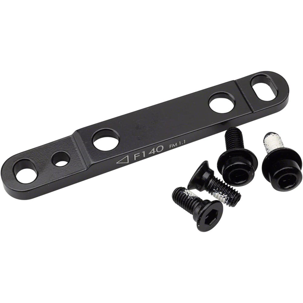 TRP - Flat Mount F5 Front Adapter - 140/ 160MM Black 17mm