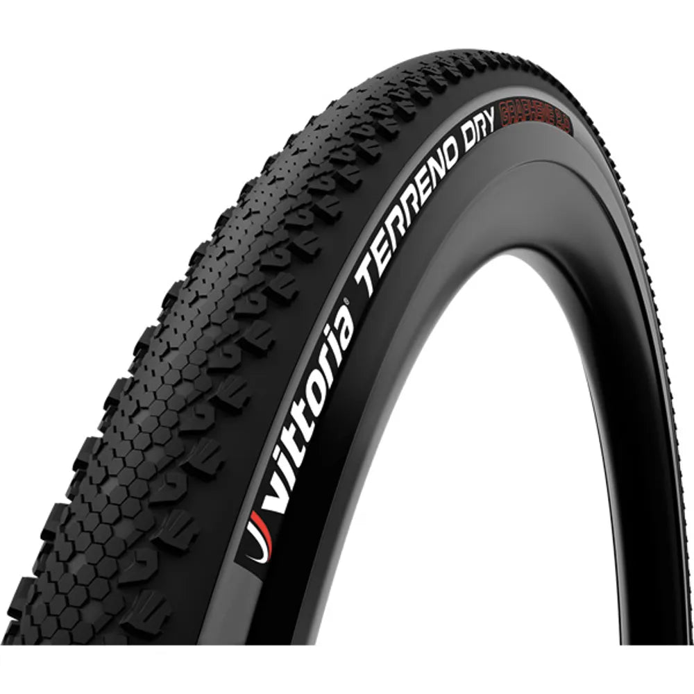 Vittoria Terreno Dry Foldable Tubeless G2.0 Gravel Bike Tyre in Grey