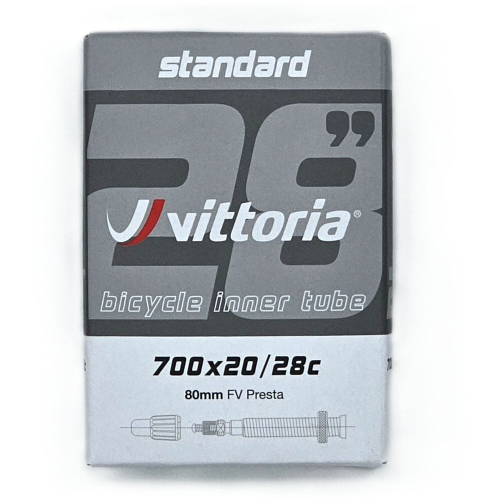 TUBE Vit Sta 700x20/28c FV Pres 80mm Black 700 x 20-28c presta 80mm