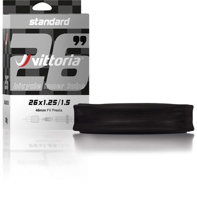 TUBE Vit Sta 16x1.5/1.75 AV Schr 48mm Black 16 x 1.5 - 1.75 inches schrader 48mm