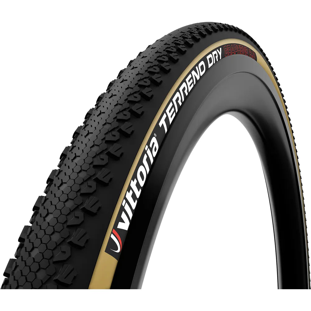 Vittoria Terreno Dry Foldable UST TLR G2.0 Gravel Tyre in Tan