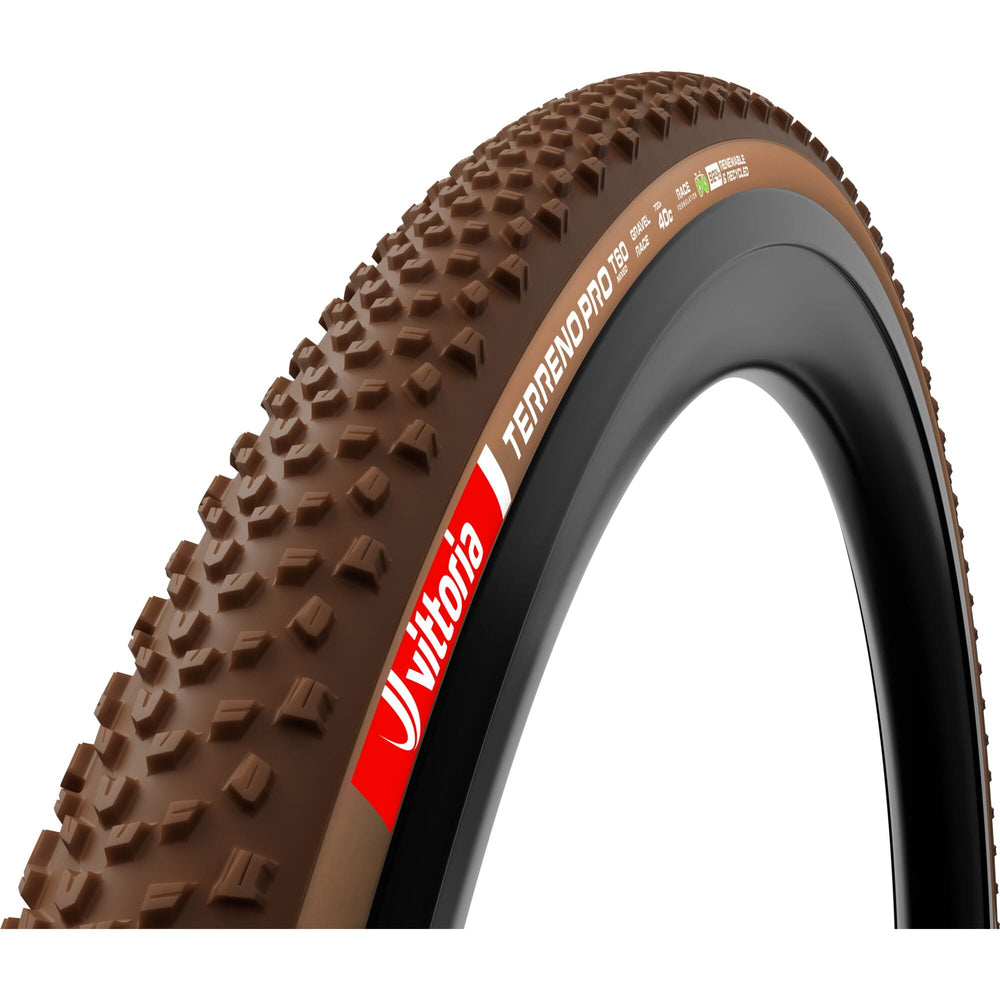 Vittoria Terreno Pro T60 Mixed Gravel Race Natural Brown Tubeless Ready Tyre