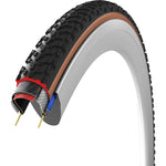 Vittoria Terreno T70 Coarse Loose Gravel Endurance Full Black G2.0 Tubeless Ready in Black