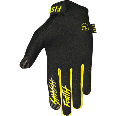 Fist Handwear Stocker Glove Adult Fluro Yellow
