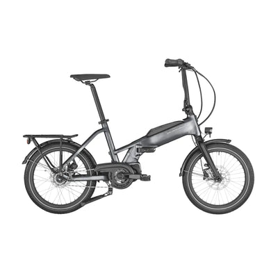 2022 Bergamont Paul-E EQ Edition Electric Folding Bike in Flaky Silver