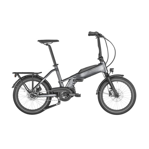 2022 Bergamont Paul-E EQ Edition Electric Folding Bike in Flaky Silver
