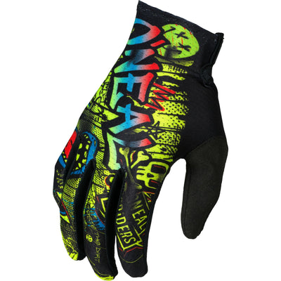 O'Neal MATRIX Youth Glove RANCID Black/Neon Yellow M/5