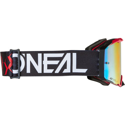 O'Neal B-33 Goggle HEXA Black/Red - Radium Red