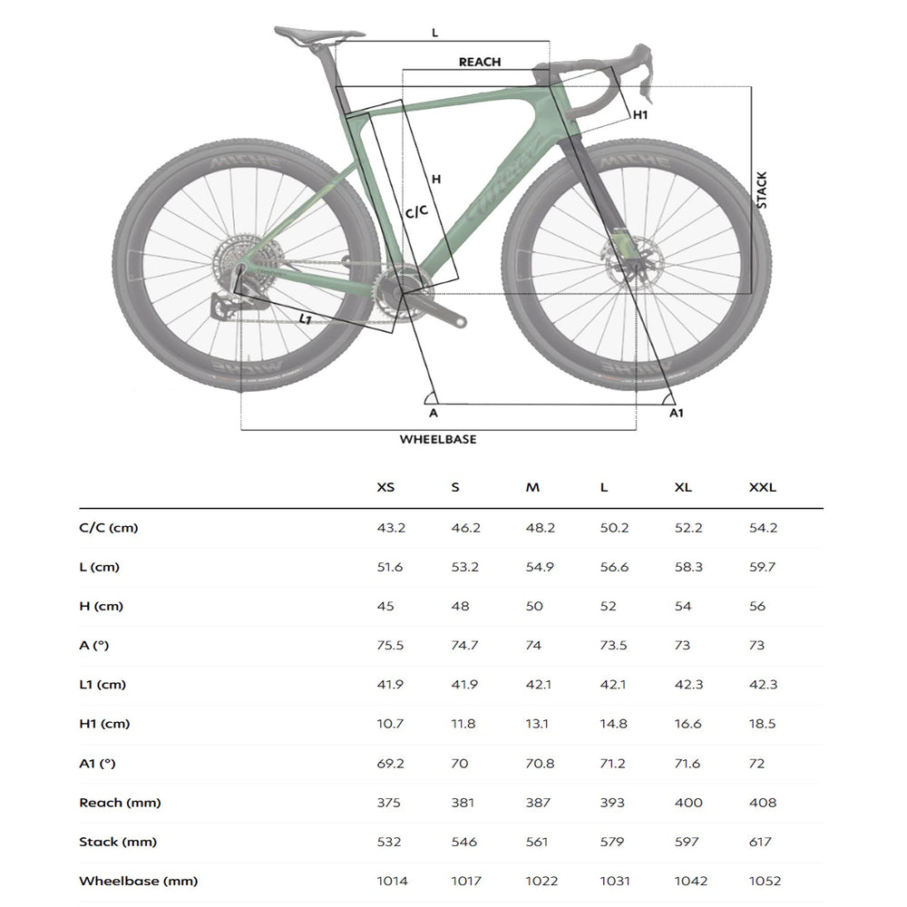 Wilier Rave SLR ID2 Record X Graff Aero Gravel Bike In Green