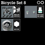 Wera Bicycle Set 8 3/8" Hex/Torx Socket Set 7pcs