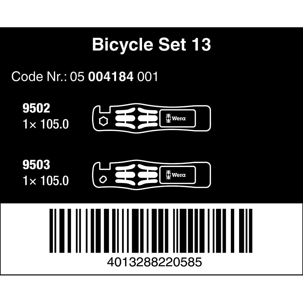 Wera Bicycle Set 13 Tyre Levers 2pcs