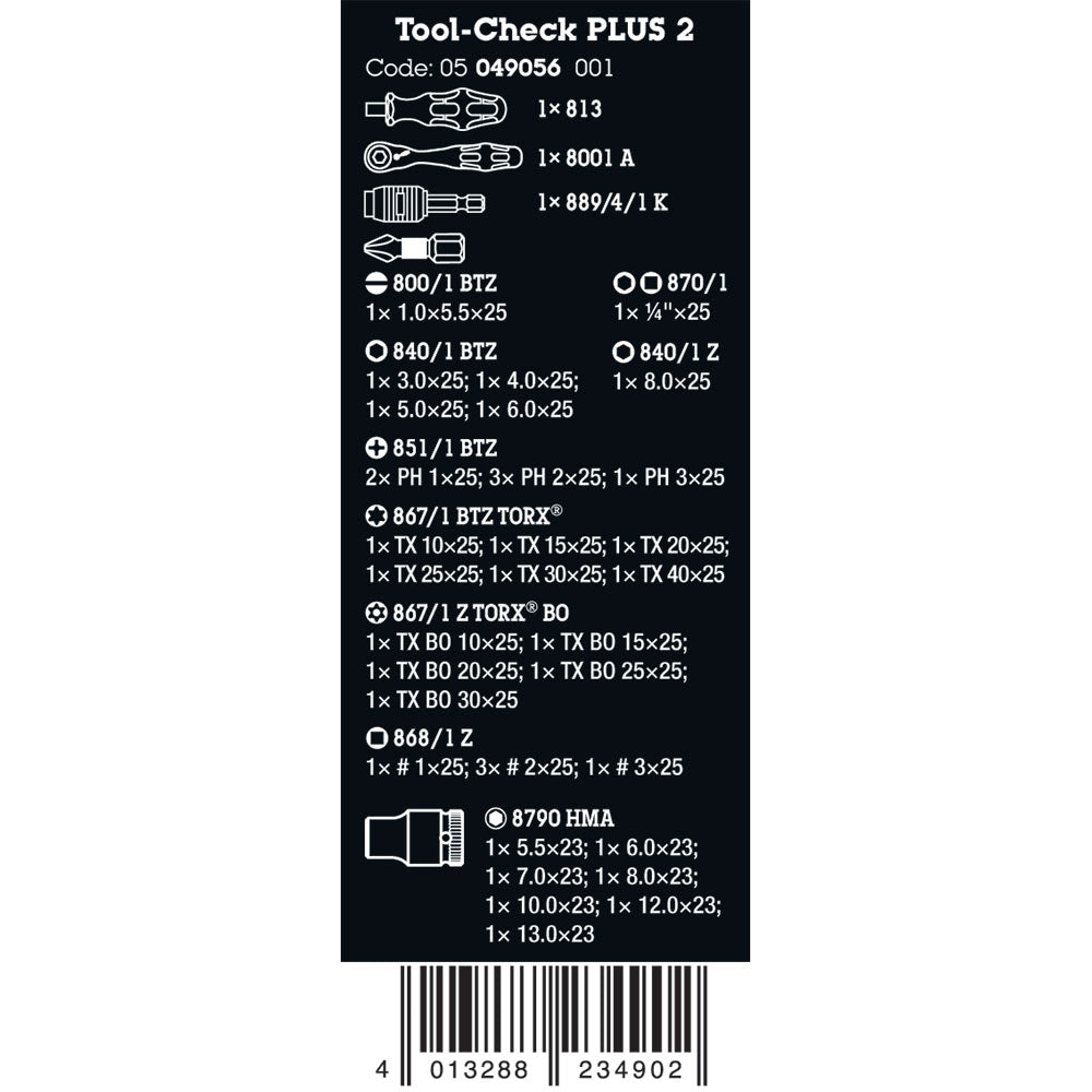 Wera Tool Check Plus 2 Set, 39 Pieces