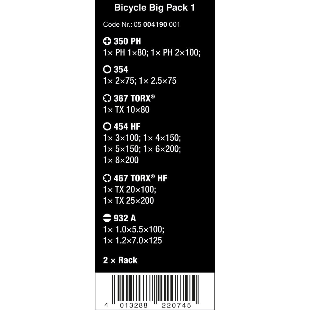 Wera Bicycle Big Pack 1