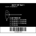 Wera 467/7 TORX HF Set 1 screwdriver Set 7pcs