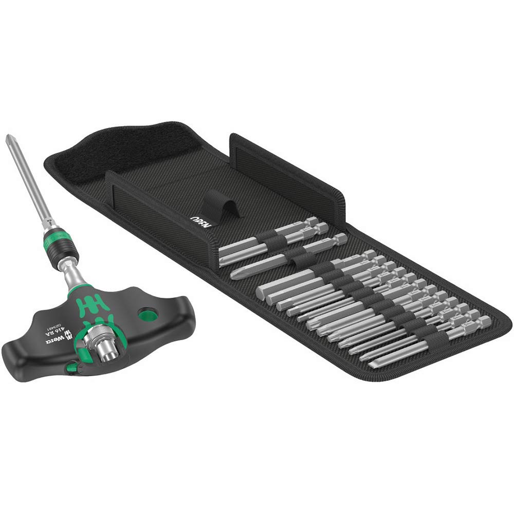 Wera Screwdriver 400 Ratchet set 17pc