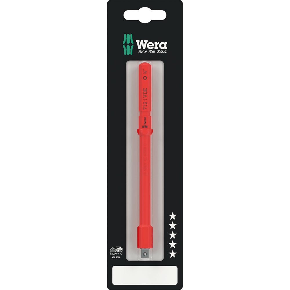 Wera VDE Adapter Blade For 1/4" Sockets