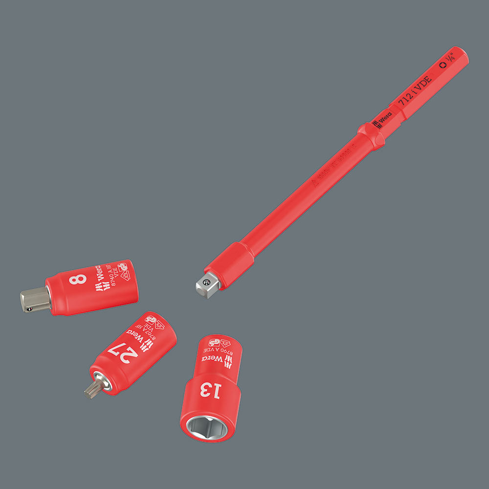 Wera VDE Adapter Blade For 1/4" Sockets