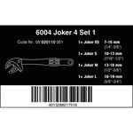 Wera 6004 Joker 4 Self-Setting Spanner Set