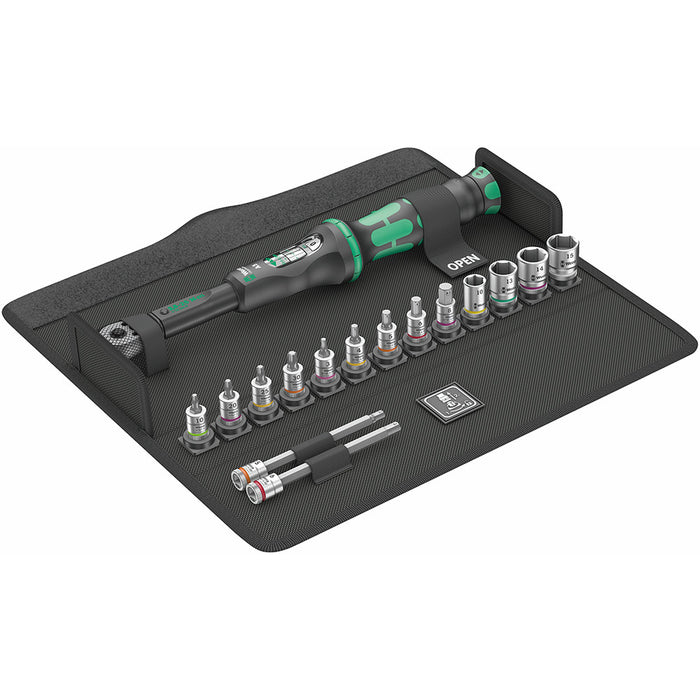 Wera Bicycle Torque Set 1 And Zyklop Socket Set 16pcs