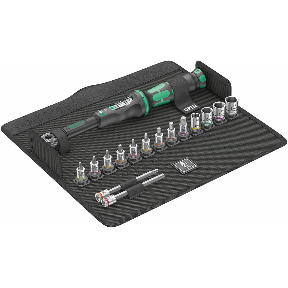 Wera Bicycle Torque Set 1 And Zyklop Socket Set 16pcs