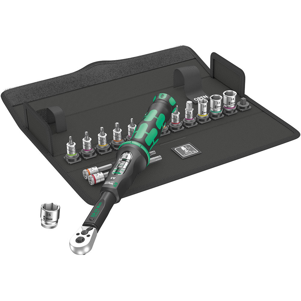 Wera Bicycle Torque Set 1 And Zyklop Socket Set 16pcs