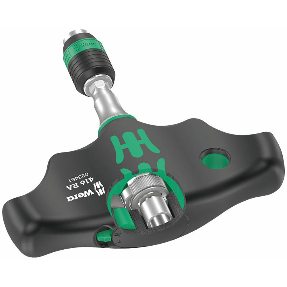 Wera 416 T-Handle Bitholding Screwdriver W/Ratchet