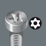 Wera 867/1 Torx BO Bits With Bore Hole
