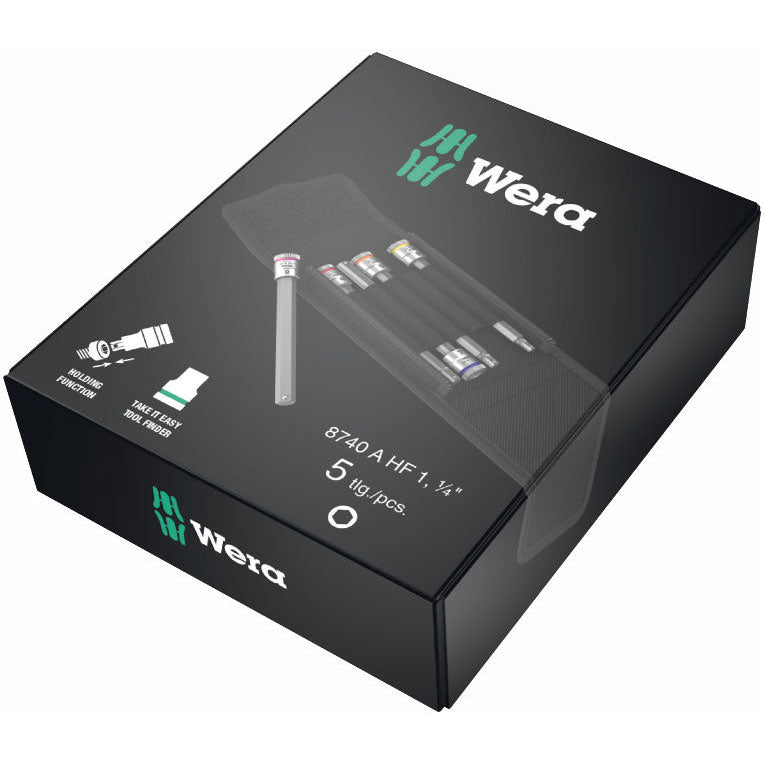 Wera 8740 A 1 Zyklop Bit Socket With Holding Function 1/4
