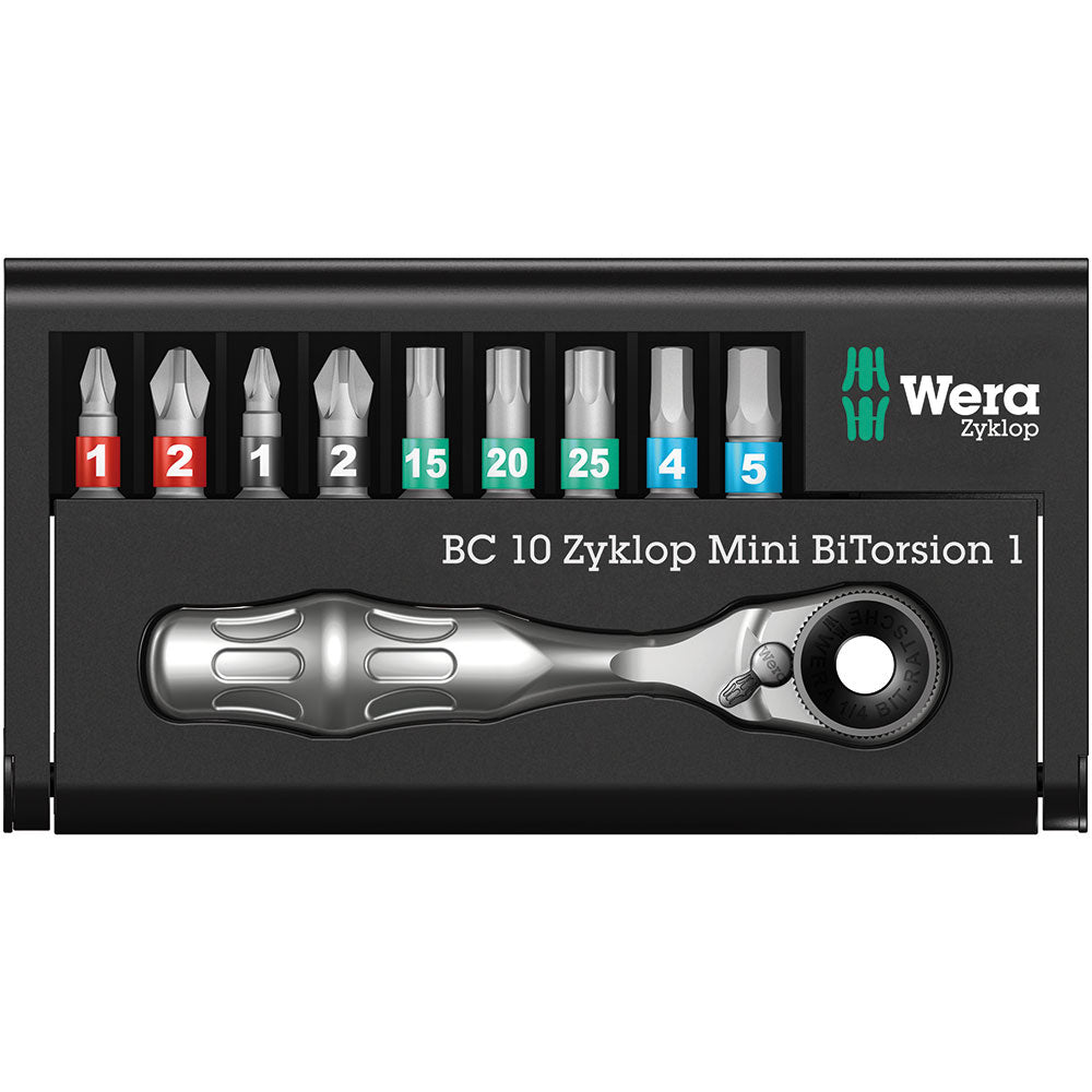 Wera Bit-Check 10 Zyklop Mini BiTorsion 1