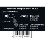 Wera Kraftform Kompakt Ratchet Pistol R1, 7 Pieces