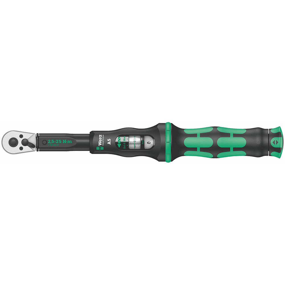 Wera Torque Wrench With Reversible Ratchet 2.5-25