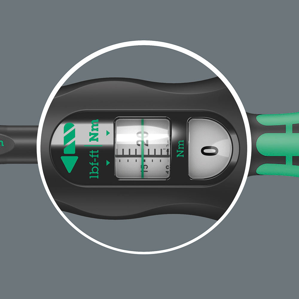 Wera Torque Wrench With Reversible Ratchet 2.5-25