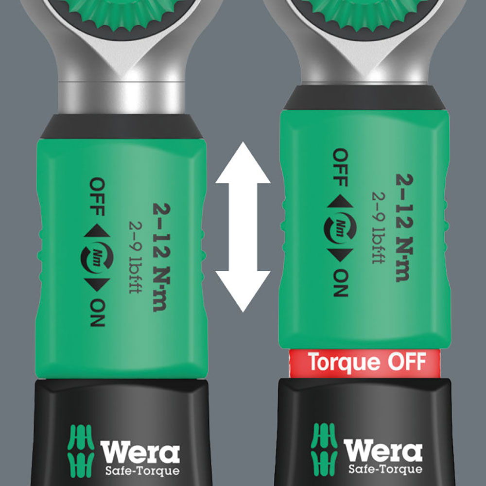 Wera Safe-Torque A 1 Wrench 2-12 Nm 1/4 Squ Drive