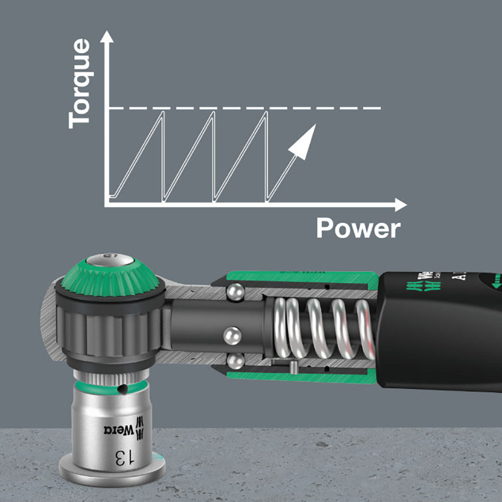 Wera Safe-Torque A 1 Wrench 2-12 Nm 1/4 Squ Drive