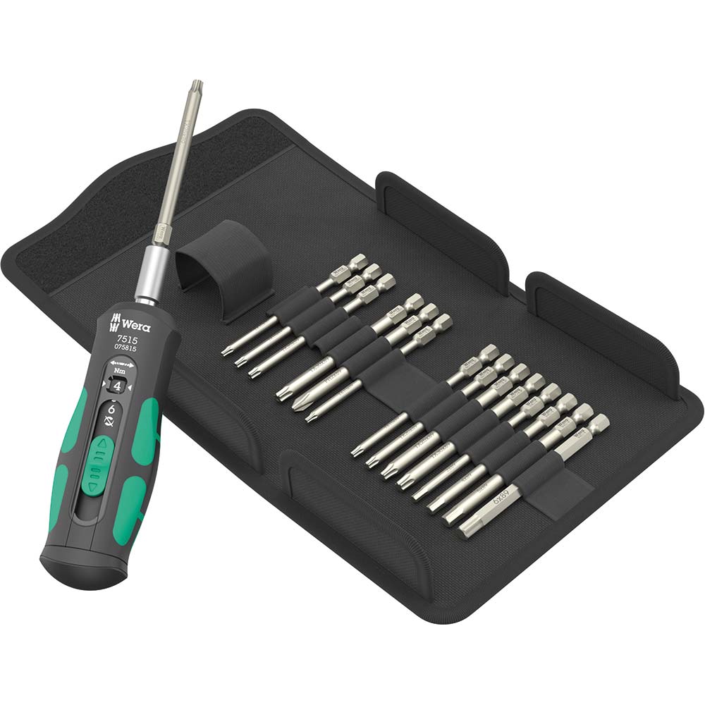 Wera 7515/16 Kraftform Safe Torque Universal Set