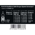 Wera 7515/16 Kraftform Safe Torque Universal Set