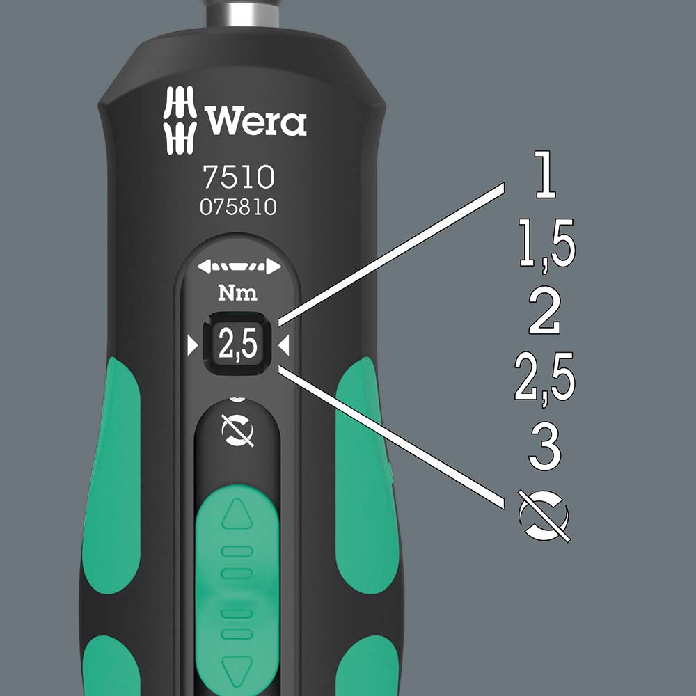 Wera 7510 Kraftform Safe Torque Screwdriver