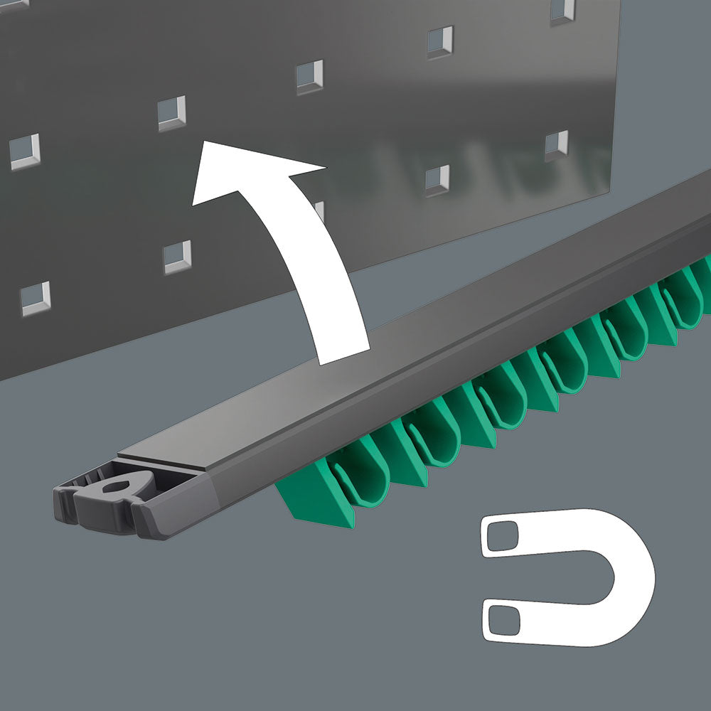 Wera 9610 Joker Mag Rail 11pc Empty