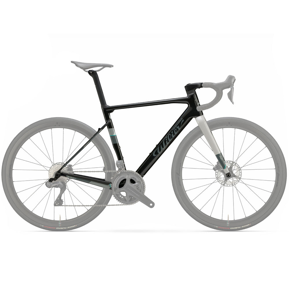 Wilier Rave SL Frameset In Black/Silver