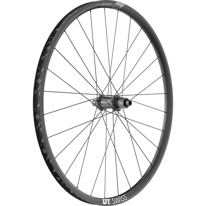 DT Swiss HU 1900 wheel, 25 mm rim, 12 x 148 mm BOOST axle, 700c rear MICRO SPLINE